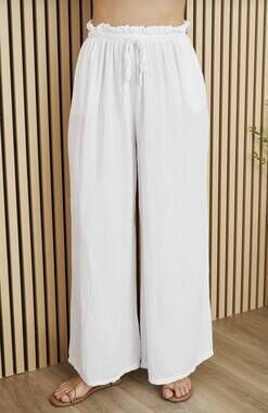 NEW MILIO MILANO summer breeze pants in white